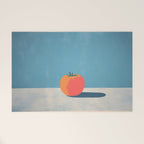 Bold Tomato on Blue Welcome Mat Gallery Image 1