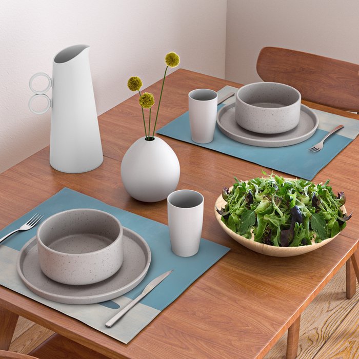 Bold Tomato on Blue Placemat Gallery Image 2