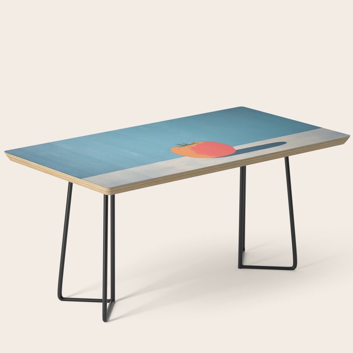 Bold Tomato on Blue Coffee Table Gallery Image 1