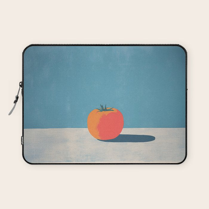 Bold Tomato on Blue Laptop Sleeve Gallery Image 1