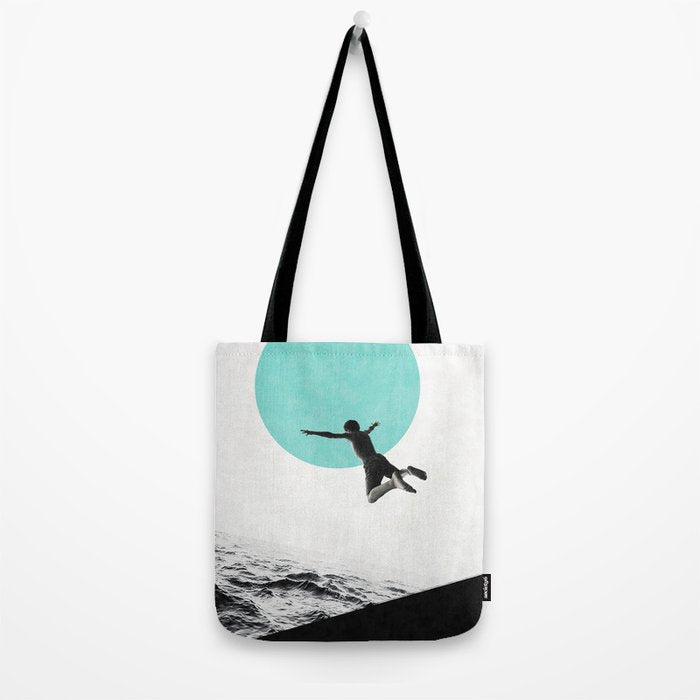 Don't think. Jump ... Tote Bag Gallery Image 2