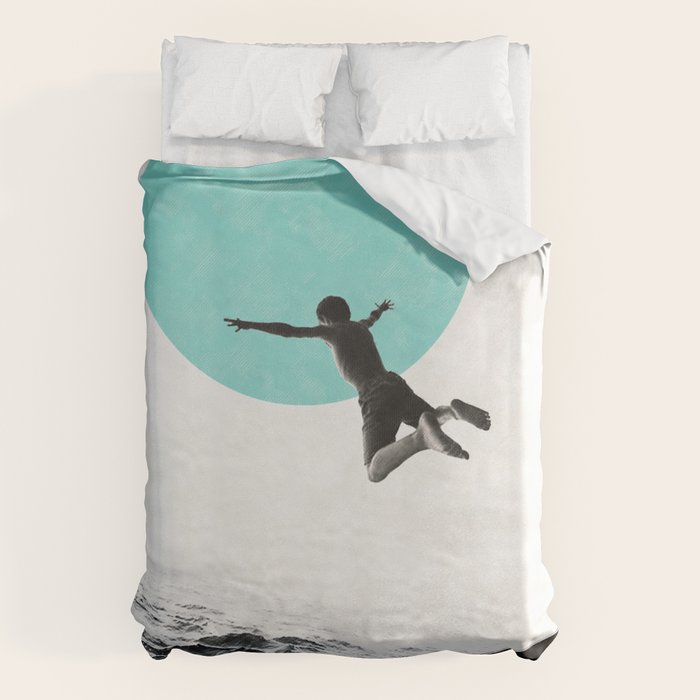 Don't think. Jump ... Duvet Cover Gallery Image 6