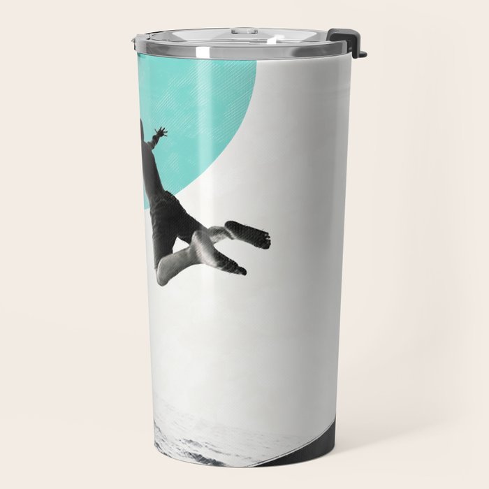 Don't think. Jump ... Travel Mug Gallery Image 2