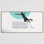 Don't think. Jump ... Desk Mat Gallery Image 1
