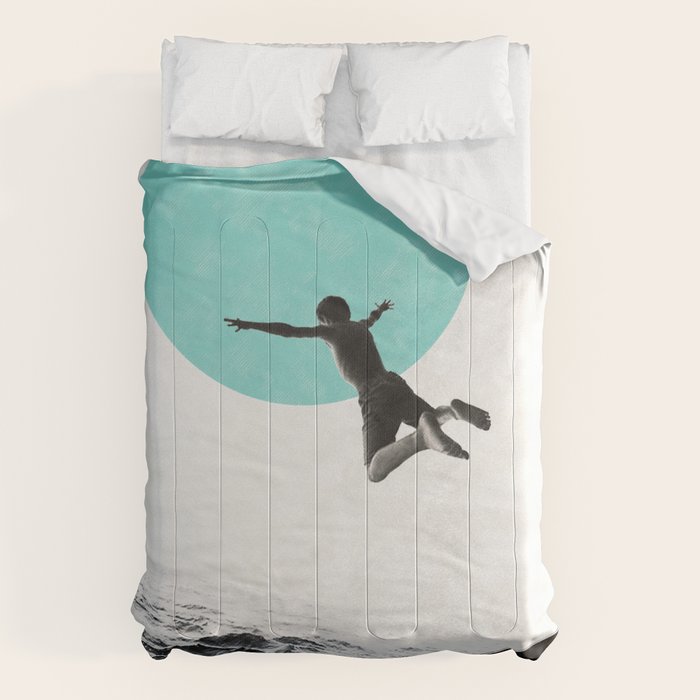 Don't think. Jump ... Comforter Gallery Image 6