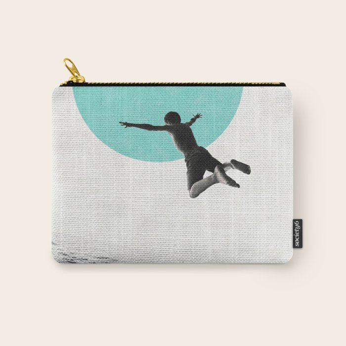Don't think. Jump ... Carry All Pouch Gallery Image 1