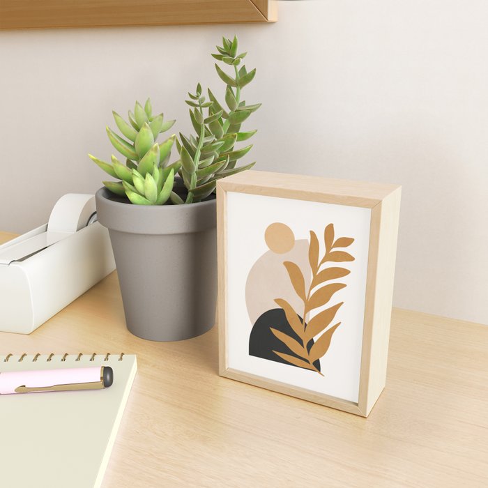 Abstract Art /Minimal Plant 11 Mini Art Print Gallery Image 2