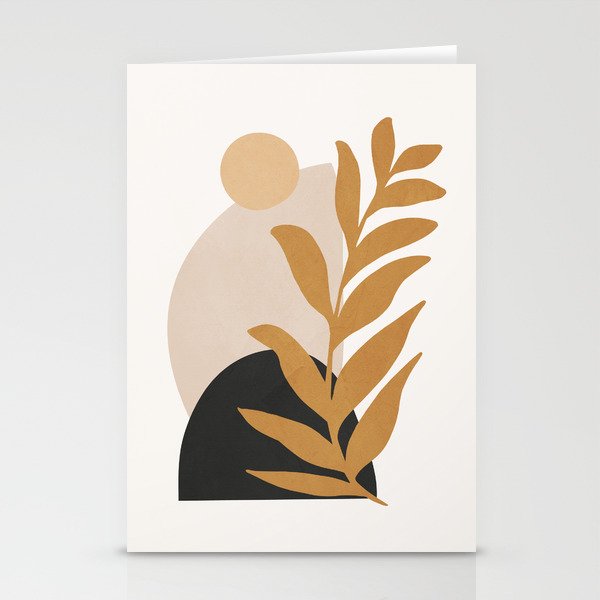 Abstract Art /Minimal Plant 11 Stationery Card Gallery Image 2