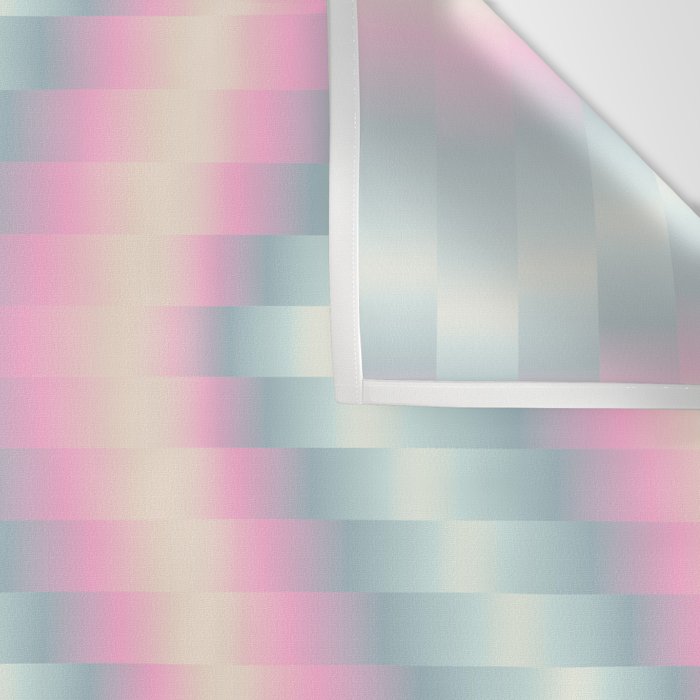 Blurred holographic Zigzag Wall Tapestry Gallery Image 3