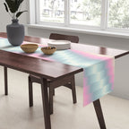 Blurred holographic Zigzag Table Runner Gallery Image 2