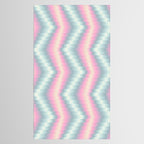 Blurred holographic Zigzag Tablecloth Gallery Image 2