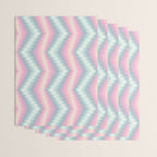 Blurred holographic Zigzag Wrapping Paper Gallery Image 3