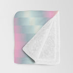 Blurred holographic Zigzag Throw Blanket Gallery Image 3