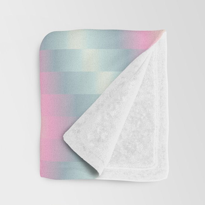 Blurred holographic Zigzag Throw Blanket Gallery Image 3