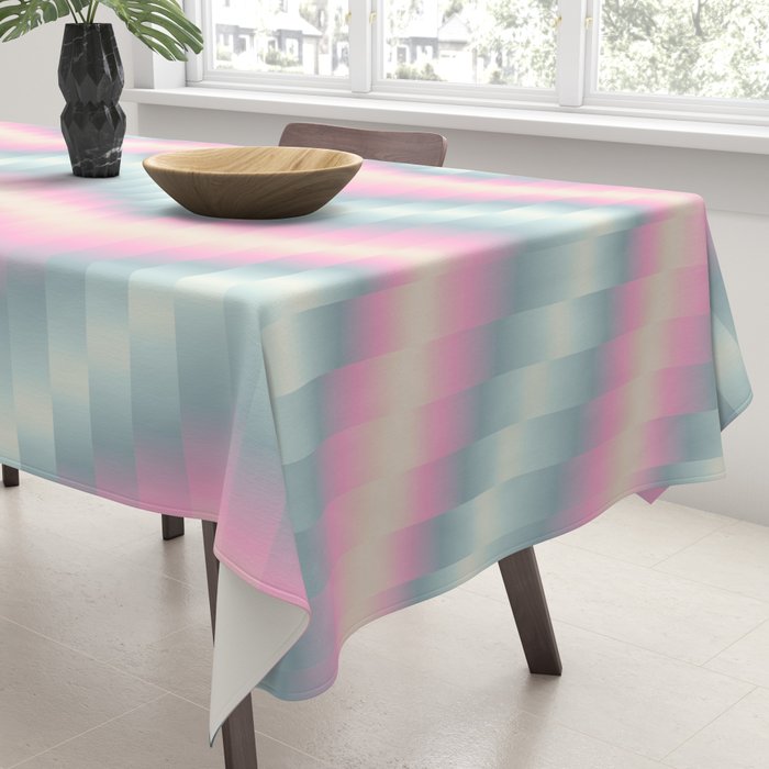 Blurred holographic Zigzag Tablecloth Gallery Image 3
