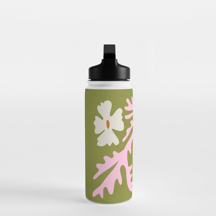 Wasabi & Cupid: Les Fleurs | Flower Market Color Series 10 Water Bottle Gallery Image 3