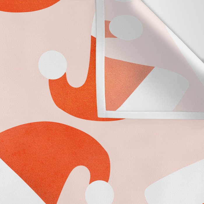 Santa Hat pattern Wall Tapestry Gallery Image 3