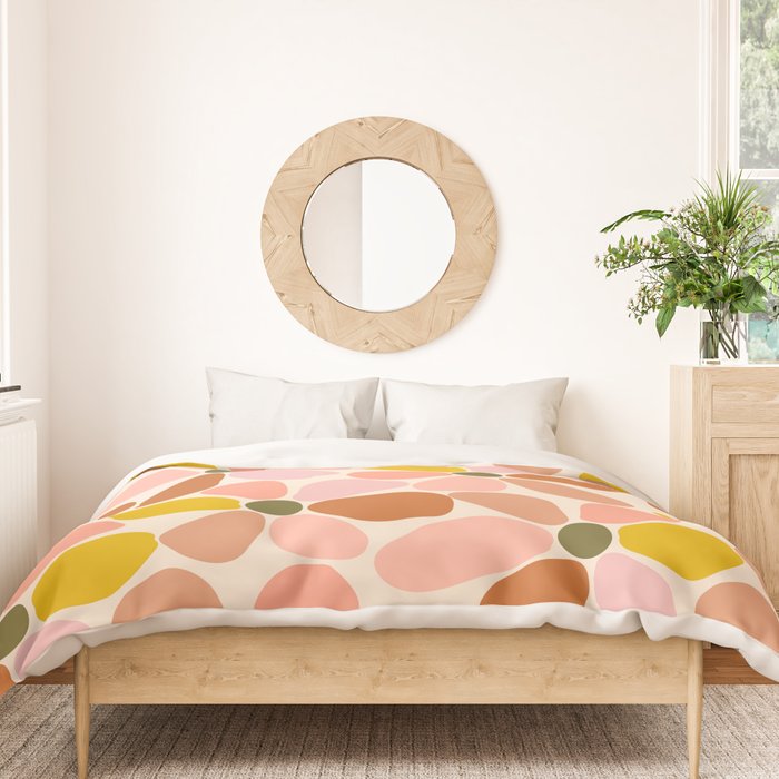 Vintage Colors - Retro Flower Duvet Cover Gallery Image 3