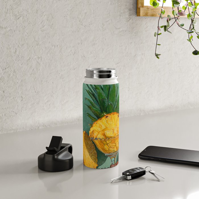 Hawaiian Pineapple and Glass Water Bottle Gallery Image 4