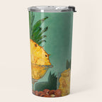 Hawaiian Pineapple and Glass Travel Mug Gallery Image 2