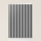 Black & White Stripe Stationery Card Gallery Image 2