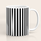 Black & White Stripe Coffee Mug Gallery Image 1
