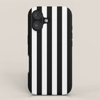 Black & White Stripe iPhone Case Gallery Image 1
