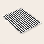Black & White Stripe Notebook Gallery Image 3