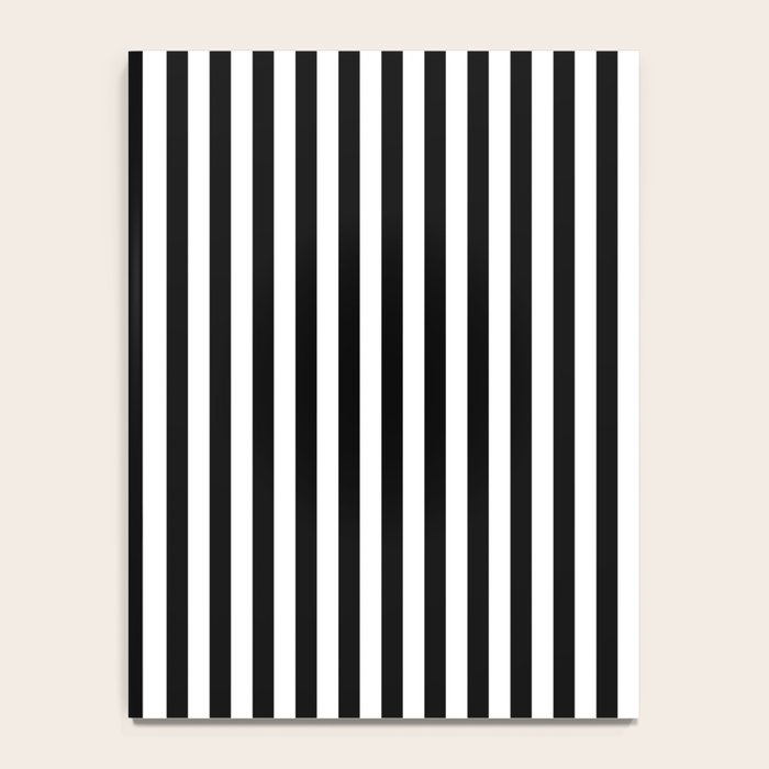 Black & White Stripe Notebook Gallery Image 4