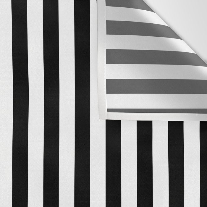 Black & White Stripe Wall Tapestry Gallery Image 3