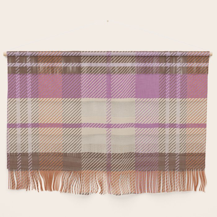 Cozy Twill Plaid - Fall Colors Wall Hanging Gallery Image 1