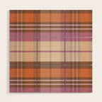 Cozy Twill Plaid - Fall Colors Wood Wall Art Gallery Image 1