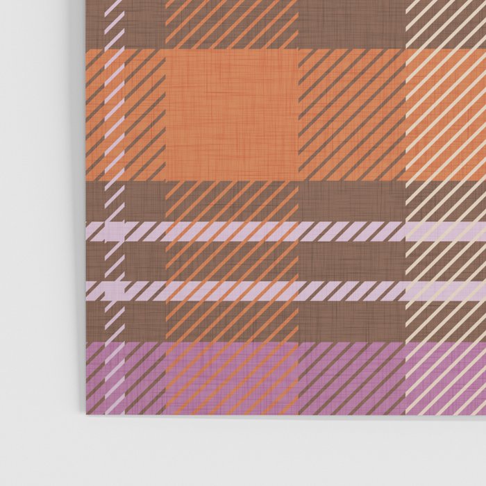 Cozy Twill Plaid - Fall Colors Poster Gallery Image 3