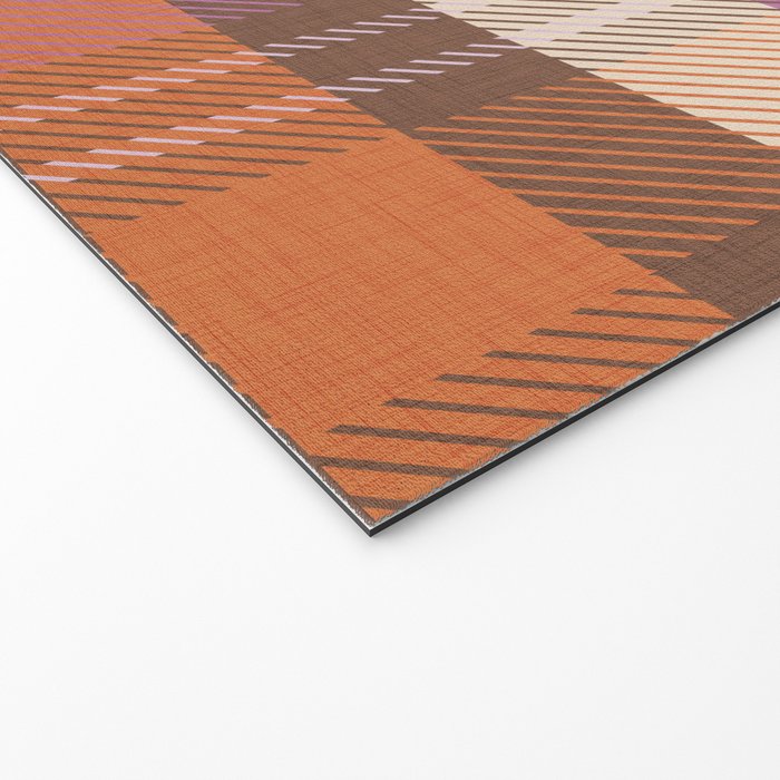 Cozy Twill Plaid - Fall Colors Welcome Mat Gallery Image 2