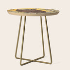 Tawny Owl Yellow Side Table Gallery Image 1