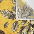 Tawny Owl Yellow Wall Tapestry Gallery Image 3