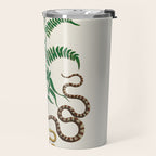 Vipers Aspis hugyi Serpentes Shinus molle Poster Print by Albertus SEBA Travel Mug Gallery Image 2