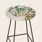 Vipers Aspis hugyi Serpentes Shinus molle Poster Print by Albertus SEBA Stool Gallery Image 2