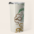 Vipers Aspis hugyi Serpentes Shinus molle Poster Print by Albertus SEBA Travel Mug Gallery Image 3