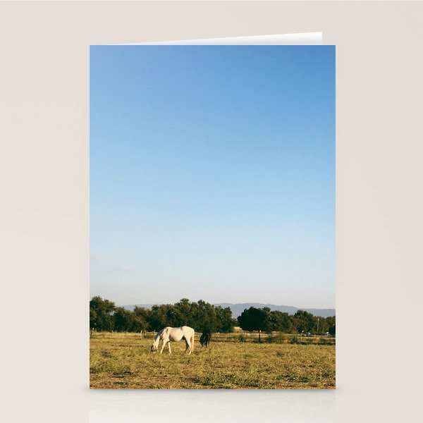 HORSES IN CALIFORNIA Stationery Card Gallery Image 1
