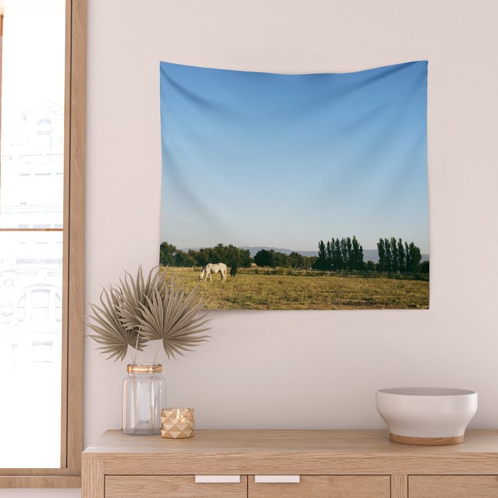 HORSES IN CALIFORNIA Wall Tapestry Gallery Image 2