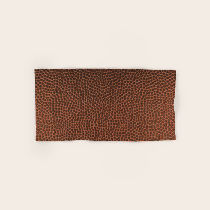 Football / Basketball Leather Texture Skin Bath Towel Gallery Image 1