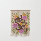 Year of the Snake-Garden Serpent in Bloom Wall Hanging Gallery Image 1