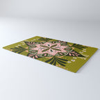 Sprouting Mandala - Sage & Pink Rug Gallery Image 3