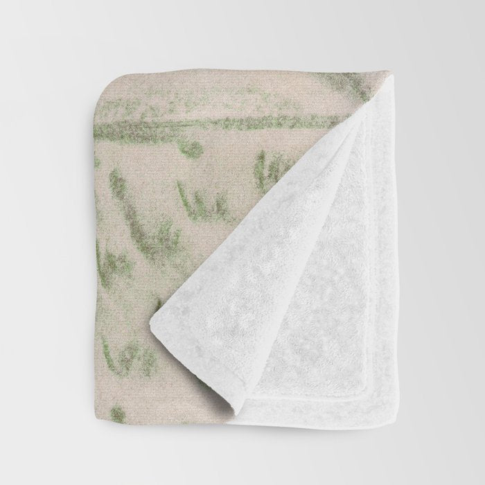 Charcoal Landscape Throw Blanket Gallery Image 3