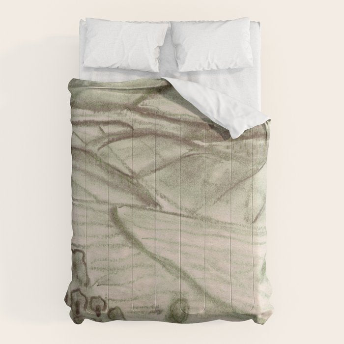 Charcoal Landscape Comforter Gallery Image 1