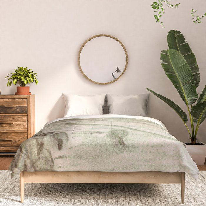 Charcoal Landscape Comforter Gallery Image 3