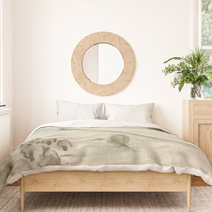 Charcoal Landscape Duvet Cover Gallery Image 3