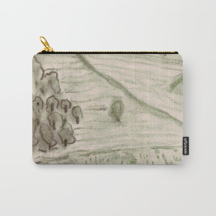 Charcoal Landscape Carry All Pouch Gallery Image 1