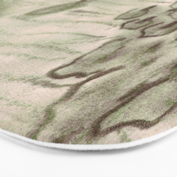 Charcoal Landscape Bath Mat Gallery Image 3